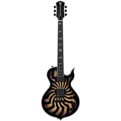 Wylde Audio Odin Grail Rawtop Bullseye Electric Guitar, Charcoal Burst image 2