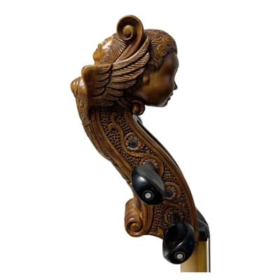 Baroque style song Maestro Viola da Gamba Carved angel scroll 4 String 29 1/2" image 10