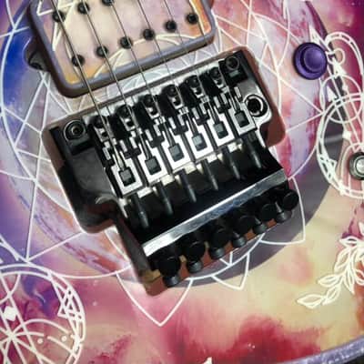 Lionheart Guitars Eximia Custom 6-String "Galaxy" | Built-in LED System | Edge Tremolo | w/ Hard Case & COA image 23