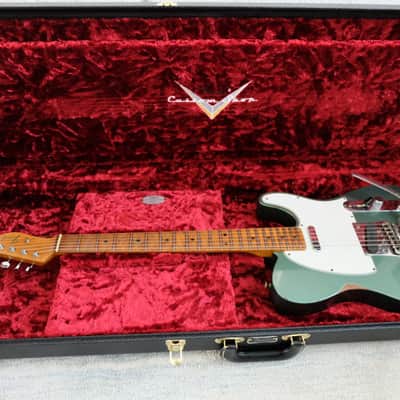 Fender Custom Shop 1969 Roasted Telecaster Limited-Edition Relic - Faded Aged Sherwood Green Metallic image 2