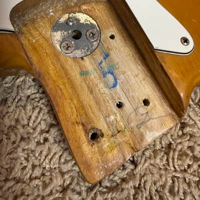 Vintage 1974 Fender Jazz Bass Loaded Body Natural Finish All Original! Trades Welcome! image 6