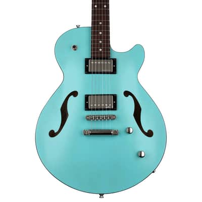 Godin (050215) Montreal Premiere HT Semi-hollow Electric Guitar - Laguna Blue (Open Box) image 2