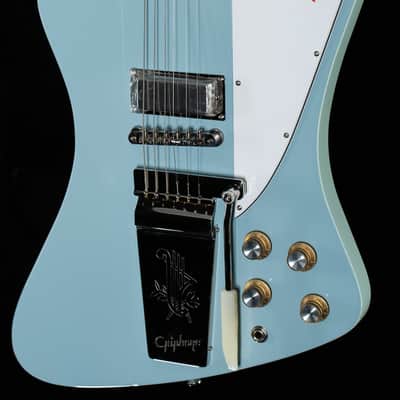 Epiphone 1963 Firebird V Frost Blue Maestro Vibrola (076) image 1