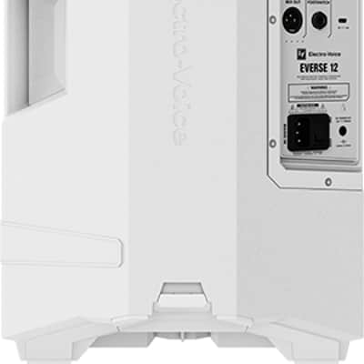 Electro Voice EVERSE 12 White Wireless Battery PA Speaker Bluetooth DSP image 2
