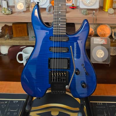 Steinberger GM4S Early 2000's - Blue flame top image 1