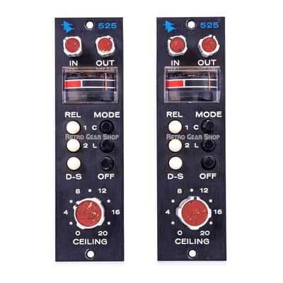 API 525 Compressor Limiter 500 Series Stereo Pair Vintage 1969-1970 pre Huntington Melville Early Rare image 2