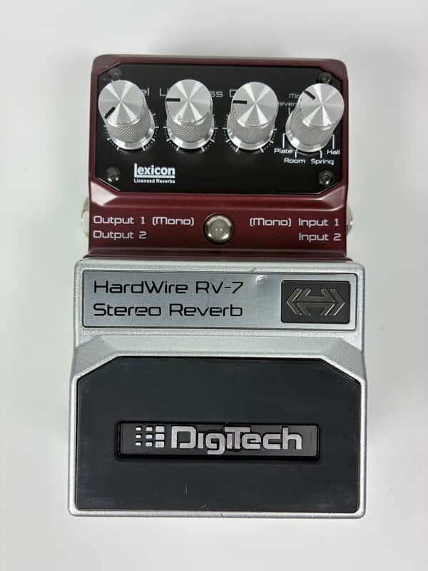 DigiTech Hardwire RV-7 Stereo Reverb - Excellent Condition with
