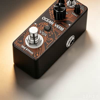 STAX LEF-3800 Digital Reverb Pedal Guitar Ocean Verb Pedal Room Spring Shimmer 3 Modes Wide Range With Storage Of Timbre Pedal--Shipped from Irvine Warehouse in California by USPS image 4