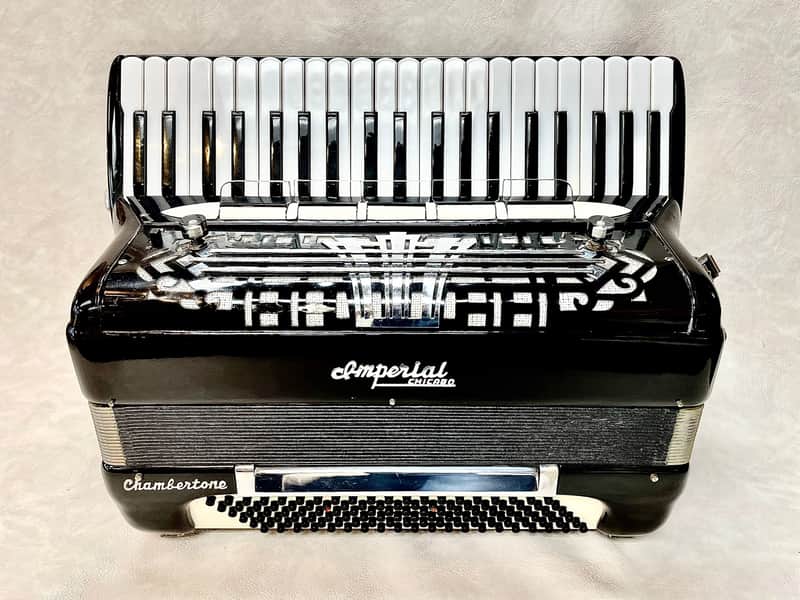 IMPERIAL CHAMBERTONE 3-REED SINGLE TONE CHAMBER ACCORDION #CI21 image 1