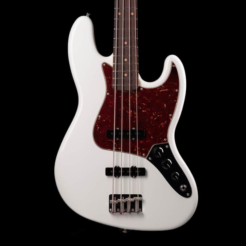 Fender Custom Shop 1964 Jazz Bass Closet Classic Olympic White image 1