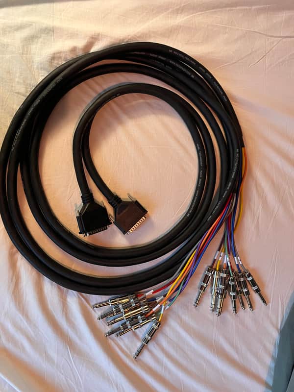 Hosa DTP-802 8-channel DB25 to 1/4 inch TRS Snake image 1