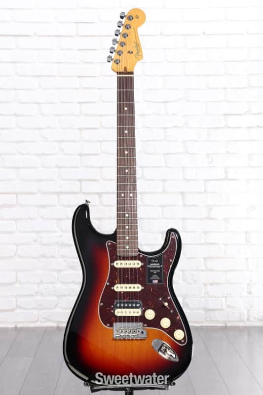 Fender American Professional II Stratocaster HSS - 3 Color Sunburst with Rosewood Fingerboard (StratAP2HRSBd2) image 1