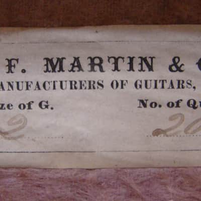 Vintage 1867 Martin 2-20 Parlor w/original coffin case image 23