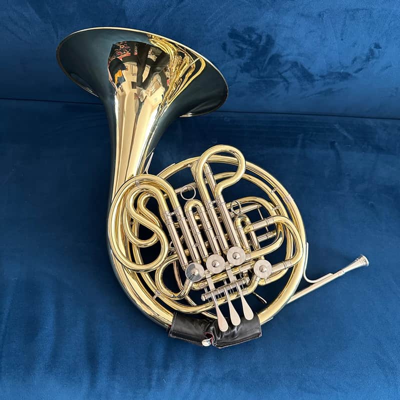 Yamaha YHR-668 Double French Horn with Case Early 90s image 1