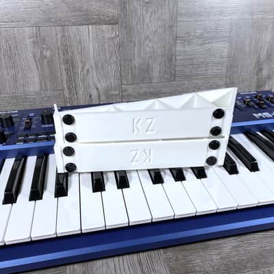 15º Stand for Behringer MS-1 / MS-101 Synth - Roland SH101- Color WHITE - by KZcraftworks - US Seller image 6