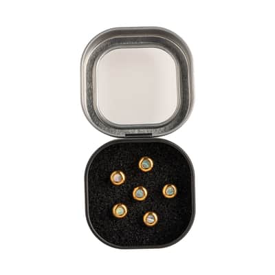 Martin Liquid Metal Bridge Pin Set - Gold with Pearl Bild 3