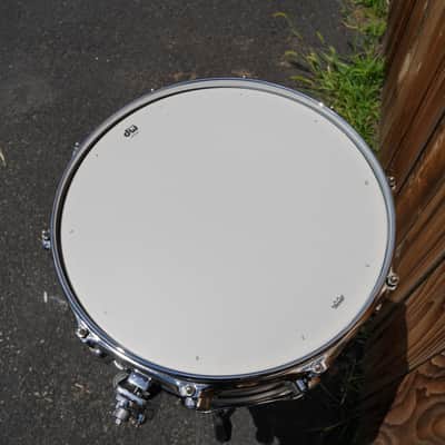 DW USA Collectors Series - Ebony Chaos FP - 6.5 x 14" Pure Maple SSC Shell With Ring's Snare Drum image 7