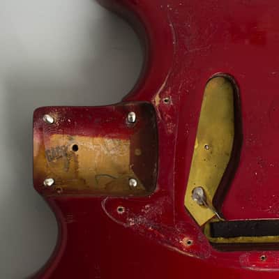 Fender Competition Mustang Solid Body Electric Guitar (1973), ser. #436903, original grey hard shell case. image 19