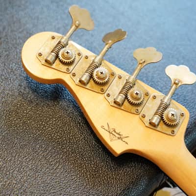 2024 Fender Custom Shop '68 Jazz Bass Relic Electric Bass Aged Black + COA OHSC image 20