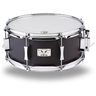 Pork Pie Little Squealer 6x14" Flat Black Steel Snare Drum