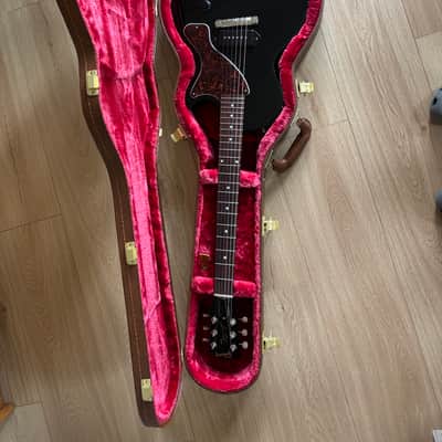 2024 Les Paul Junior - Ebony. Music City Bridge Studfinder/locking studs image 12