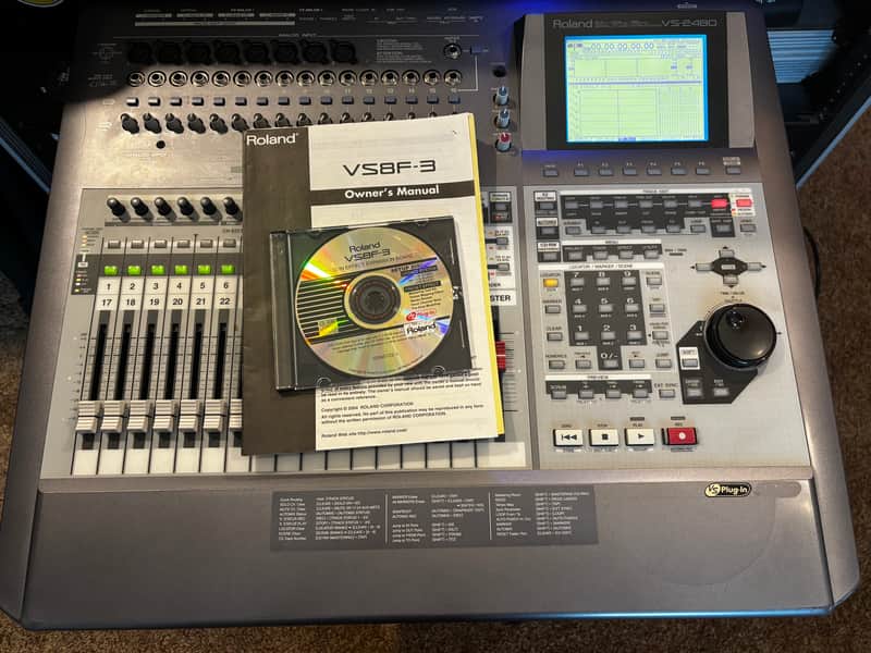 Roland VS-2480DVD LOADED w 1x VS8F-3 w Roland PLUGIN suite 3x VS8F-2 cards image 1