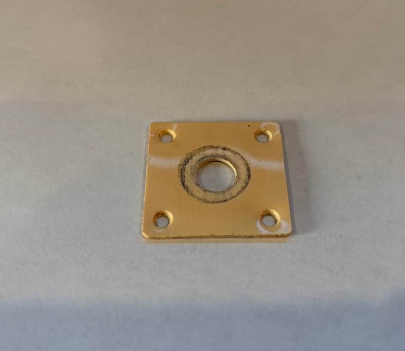 Gibson les paul jack plate 1957 - cream image 1