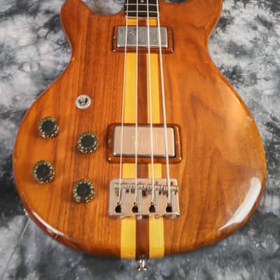 Kramer 450B Bass 1977 Aluminum Neck Walnut Left Handed + hard case image 1