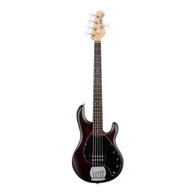 Sterling by Music Man StingRay5 5-String Bass - Walnut Satin - Open Box image 2