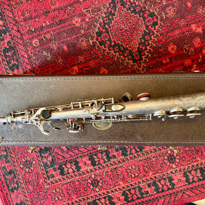 Yamaha Yamaha YSS-875S Custom Silver Soprano Saxophone - Silver Mid 1990s - Silver image 5