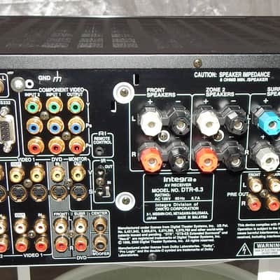 Onkyo Integra DTR-6.3 with phono input pre output and digital input image 4