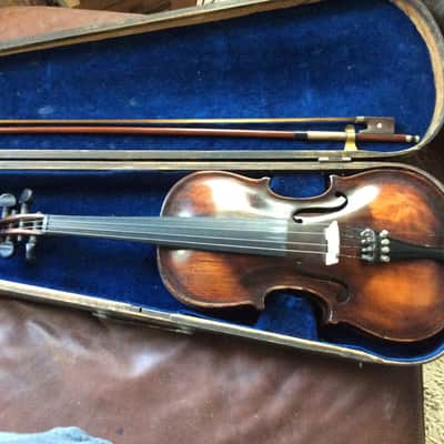 Aubert A Mirecourt Violin Vintage Dark image 1