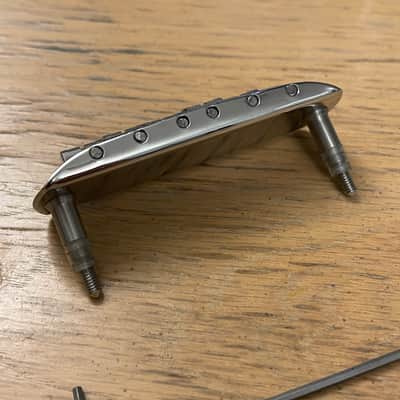Staytrem V2 Revised Wide Fender Bass VI Bridge 55mm Spacing 7.25" Radius Offset image 3