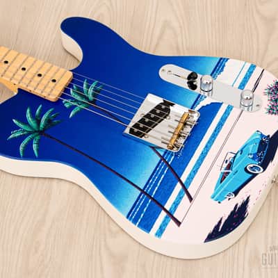 2022 Fender Japan Art Canvas Esquire Hiroshi Nagai No 1, Mint w/ Case & Hangtags, 1 of 30 image 8
