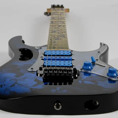 Ibanez Steve Vai Signature JEM77 - Blue Floral Pattern 2024 w/Gig Bag (JEM77PBFP) image 5