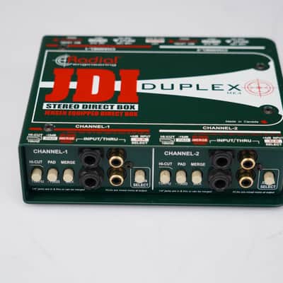 Radial JDI Duplex MK4 Stereo Passive Direct Box w/ Box #58754 image 3