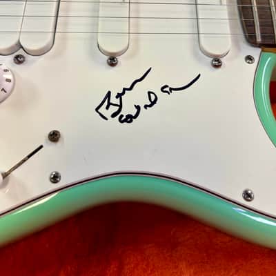 Fender Jeff Beck Stratocaster, 1999, Autographed by Brian Wilson, Jeff Beck, Al Jardine & David Marks with Case image 4