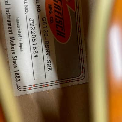 Gretsch G6120T Brian Setzer Signature Nashville '59 2022 - Orange smoke image 14