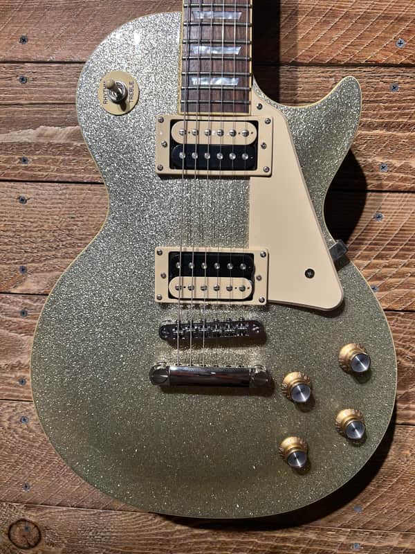 Epiphone Les Paul Limited Edition MIK 2001 - Gold Sparkle w/Hard Case image 1