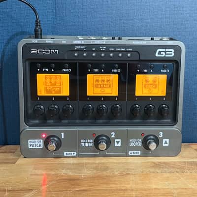 Zoom G3 Guitar Effects & Amp Simulator Pedal - Grey image 1