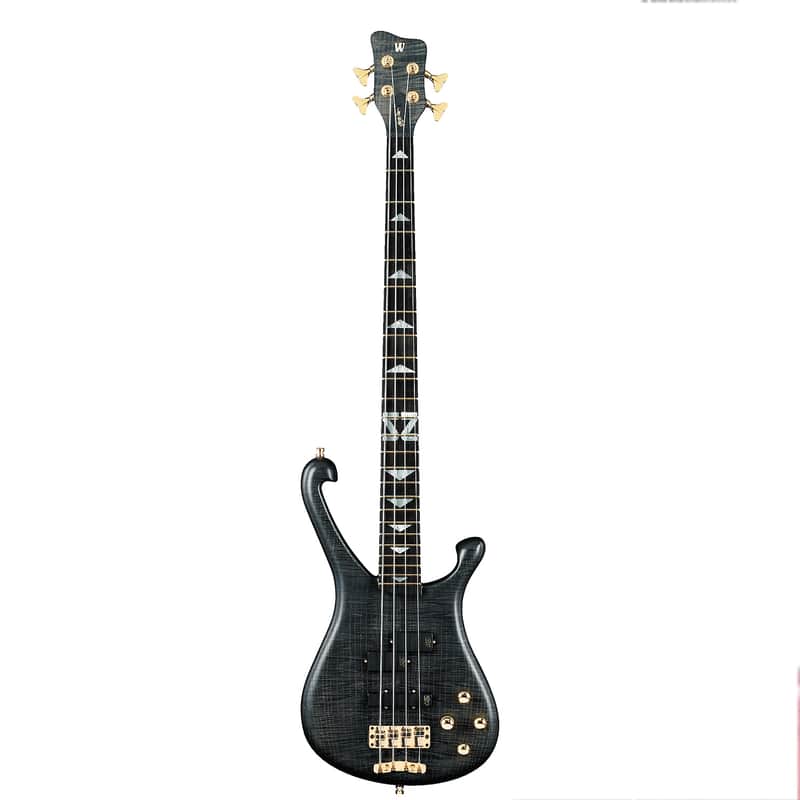 Warwick Stuart Zender Signature 4-String Bass - Nirvana Black Oil Finish image 1
