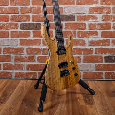 Carillion Guitars 7-String 10th Anniversary Polaris #3 of 10 Made Figured Myrtle Back&Top Satin Natural 2019 w/OHSC (Owned by Gary Holt) image 3