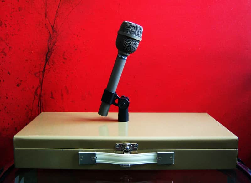 Vintage 1980's USA Electro-Voice PL11 / RE11 Supercardioid Dynamic Microphone Low Z w accessories image 1