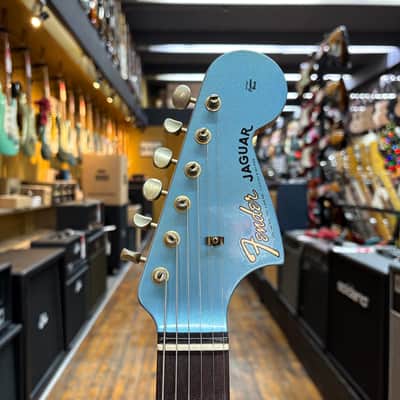 Fender Custom Shop 1964 Jaguar Journeyman Relic Electric Guitar Faded Aged Lake Placid Blue w/Hard Case image 7