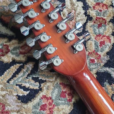 Alvarez Yairi DY87-12VS 12 string acoustic electric guitar - DY Flamed Vintage Sunburst image 6