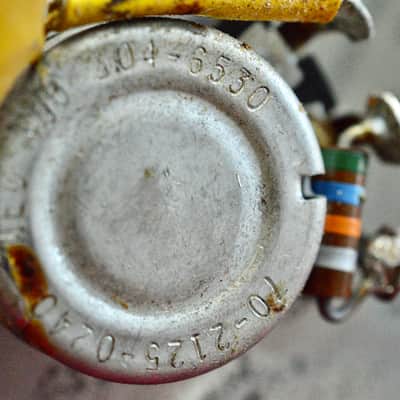 Vintage 1960's Fender Jaguar Wiring Harness PRE-CBS - Volume / Tone, Pots, Cap, Knobs! image 5