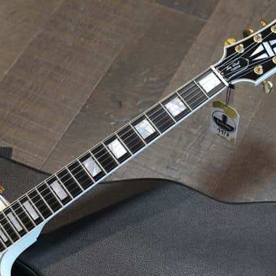 Minty! 2021 Gibson Custom Shop Les Paul Custom Electric Guitar Alpine White + COA OHSC image 7