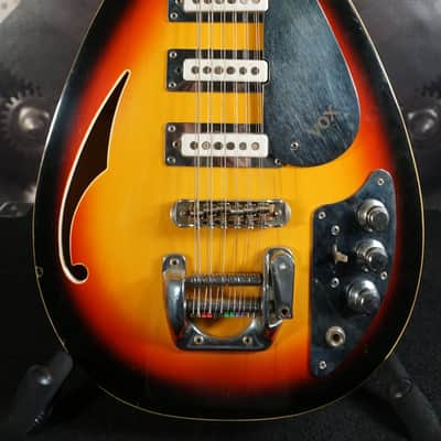 Vox Mark XII Acoustic 1966 - Sunburst 12-String Electric Guitar image 5