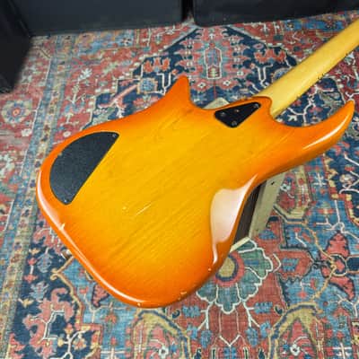 1980's Louis Johnson Trekker Bass USA by Dave Bunker Sunrise Burst image 4