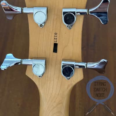 BC Rich Mockingbird Bass, Candy Apple Red, 2000s, Dual P Pickups image 8